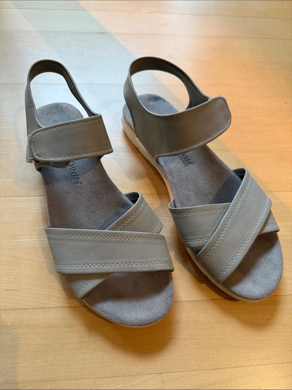 croft & barrow Women’s Neutral Taupe Slingback Sandals